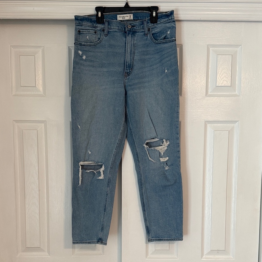 Abercrombie & Fitch Light Blue High Rise Jeans